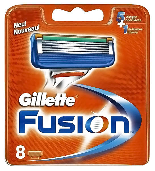 Gillette Fusion 8 шт. в упаковке сменные кассеты для бритья
Gillette Fusion 8 шт. в упаковке сменные кассеты для бритья