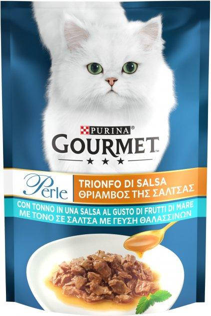 Влажный корм для кошек Purina Gourmet Perle Gravy Delight Мини филе в соусе с тунцем 85 г
Влажный корм для кошек Purina Gourmet Perle Gravy Delight Мини филе в соусе с тунцем 85 г