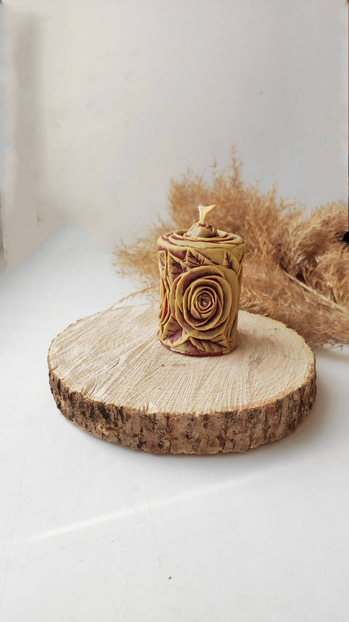 Восковая свеча ручной работы Розы, Красный
Восковая свеча ручной работы Розы, Красный