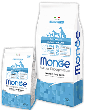 Monge (Монже) Hypoallergenic Гипоаллергенный сухой корм для собак с лососем и тунцом 15 кг
Monge (Монже) Hypoallergenic Гипоаллергенный сухой корм для собак с лососем и тунцом 15 кг