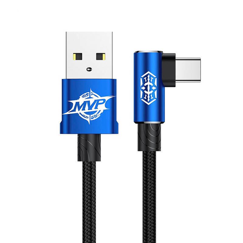 Кабель USB Type-C Baseus MVP Mobile game с угловым коннектором CATMVP-B03 (Черно-синий, 2м, 1.5А), Черный
Кабель USB Type-C Baseus MVP Mobile game с угловым коннектором CATMVP-B03 (Черно-синий, 2м, 1.5А), Черный