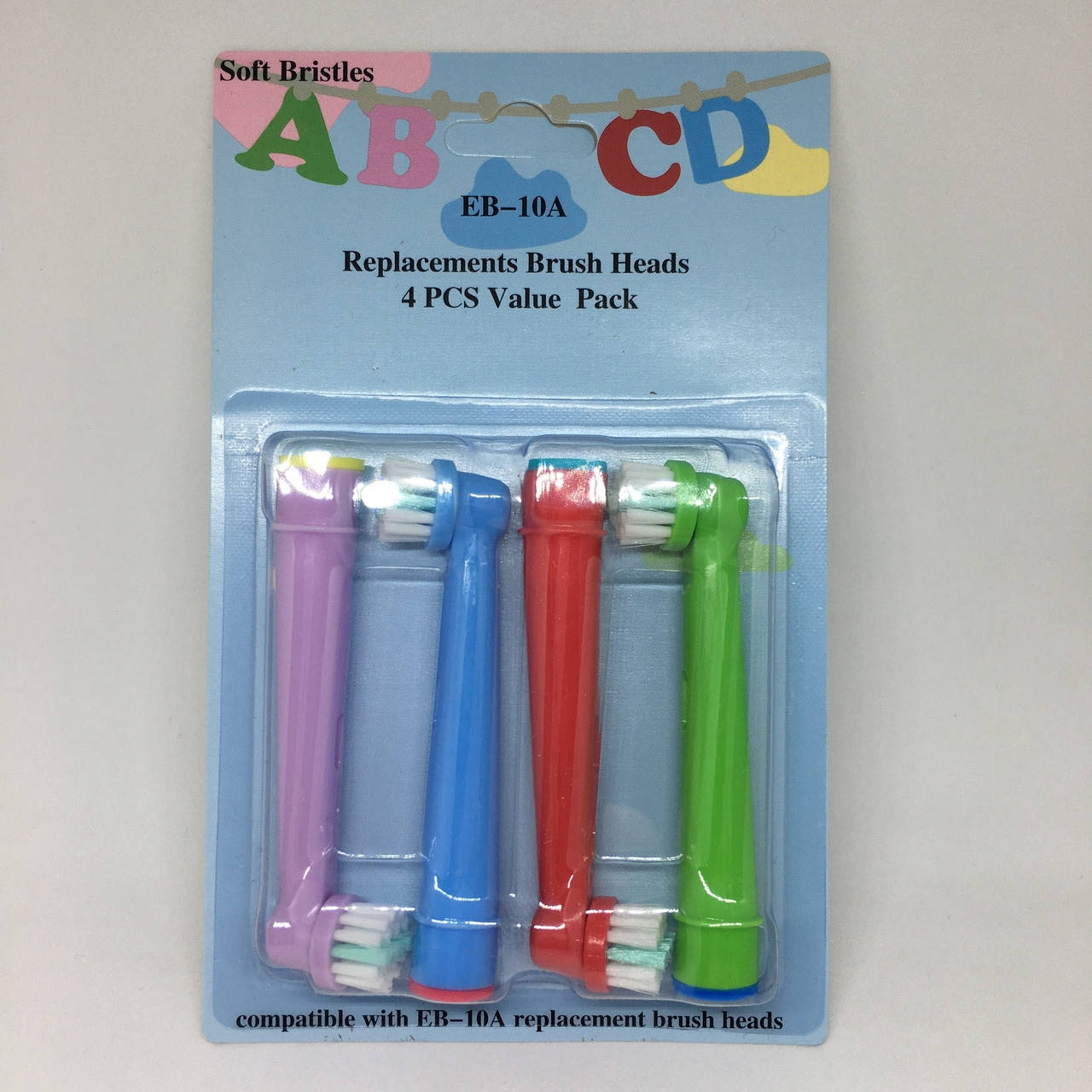 Насадки детские для электрической зубной щетки Braun Oral-B Kids, EB-10A (4 шт. в упак.)
Насадки детские для электрической зубной щетки Braun Oral-B Kids, EB-10A (4 шт. в упак.)