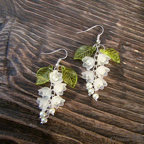 Серьги ручной работы "Ландыши"
Серьги ручной работы "Ландыши"