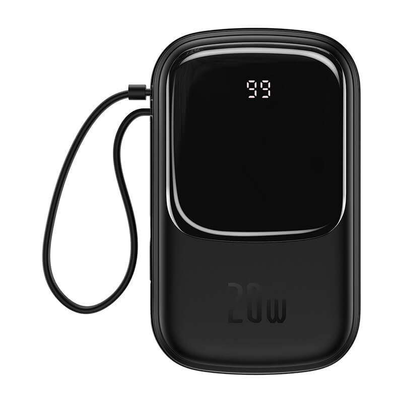 УМБ зарядное Power Bank BASEUS PPQD-H01 Qpow с кабелем Lightning 20000mAh, 20W, 5A, PD, QC, черное
УМБ зарядное Power Bank BASEUS PPQD-H01 Qpow с кабелем Lightning 20000mAh, 20W, 5A, PD, QC, черное