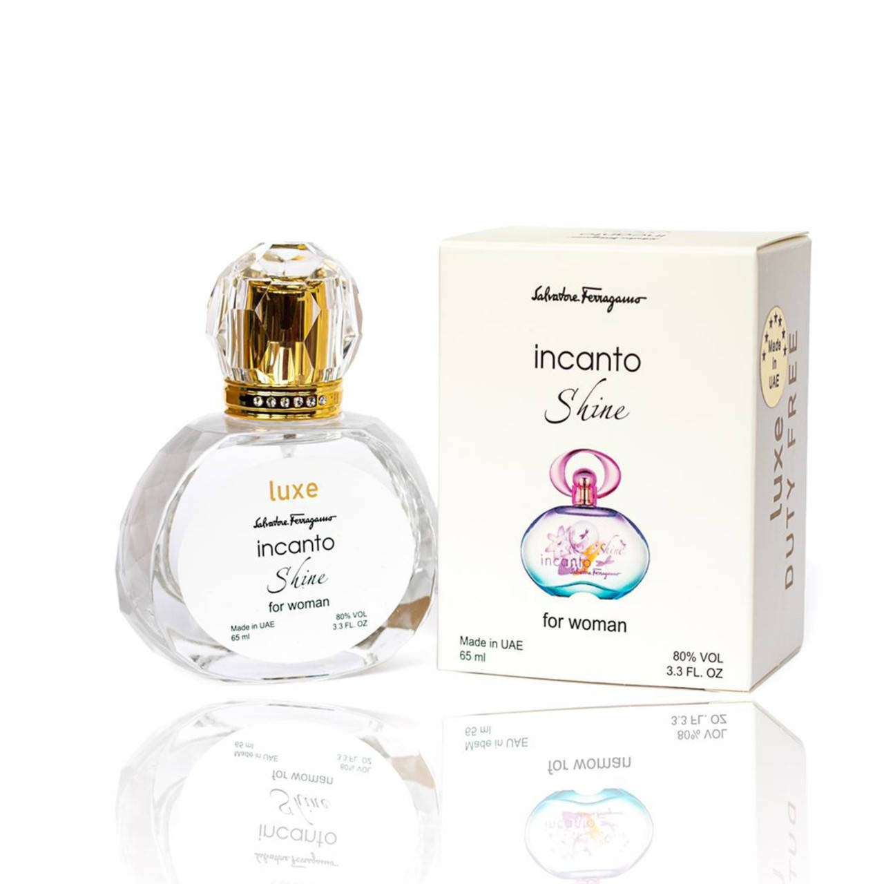 Тестер женского парфюма аромат Salvatore Ferragamo Incanto Shine, Парфюм Luxe Duty Free, 65ml.
Тестер женского парфюма аромат Salvatore Ferragamo Incanto Shine, Парфюм Luxe Duty Free, 65ml.
