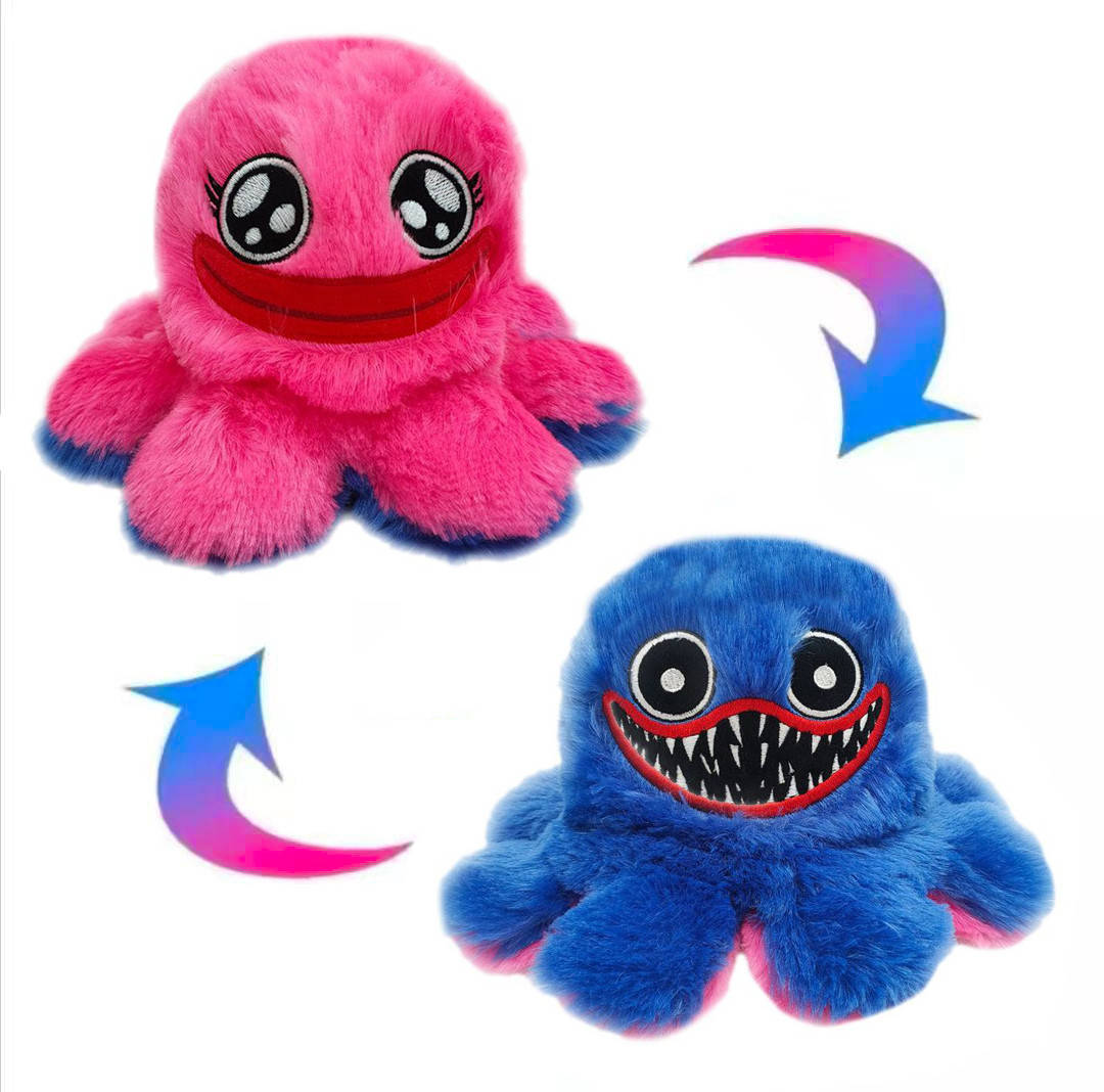 Осьминог перевертыш Хаги Ваги 20 см из игры Poppy Playtime, Мягкая игрушка Huggy Wuggy, Синий
Осьминог перевертыш Хаги Ваги 20 см из игры Poppy Playtime, Мягкая игрушка Huggy Wuggy, Синий