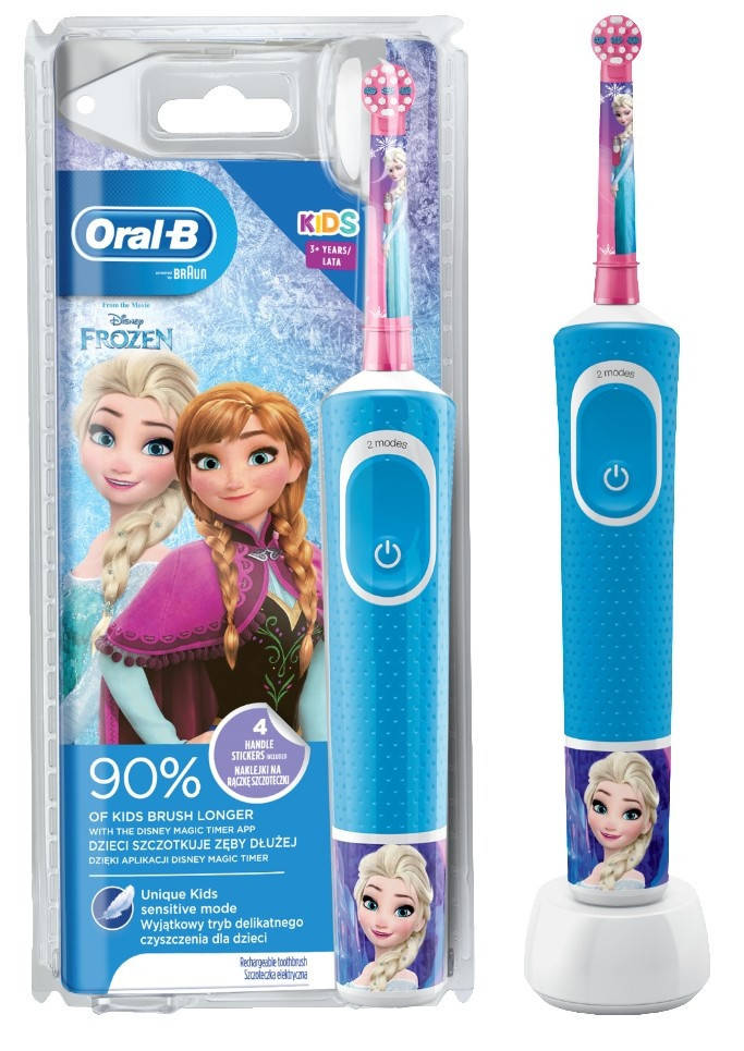 Электрическая зубная щетка детская Braun Oral-B Stages Power D100 Kids Frozen холодное сердце
Электрическая зубная щетка детская Braun Oral-B Stages Power D100 Kids Frozen холодное сердце