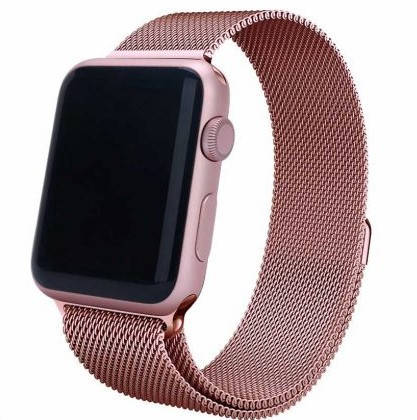 Milanese loop apple watch 42/44/45 mm - rose gold №4, ремешок Миланская петля, металлический
Milanese loop apple watch 42/44/45 mm - rose gold №4, ремешок Миланская петля, металлический