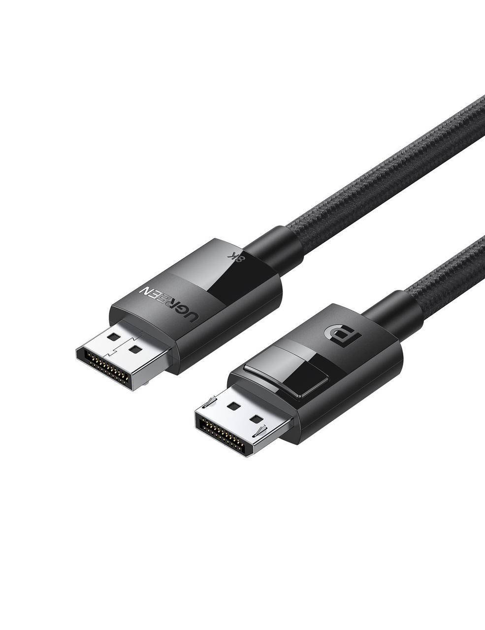 Кабель Displayport 1.4 UGREEN 8k DP-DP 8K 60 Гц 4K 144 Гц и 1080P 240 Гц HD черный в оплетке 2 м (DP114)
Кабель Displayport 1.4 UGREEN 8k DP-DP 8K 60 Гц 4K 144 Гц и 1080P 240 Гц HD черный в оплетке 2 м (DP114)