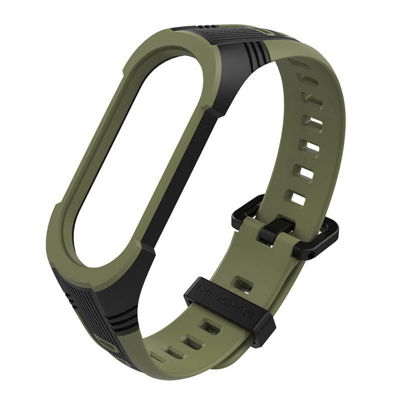 Cиліконовий ремінець MiJobs Sport для Xiaomi Mi Band 3/4. Оригінал. Подарунок! Оливково-чорний
Cиліконовий ремінець MiJobs Sport для Xiaomi Mi Band 3/4. Оригінал. Подарунок! Оливково-чорний