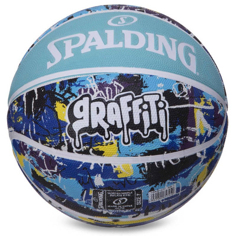 Мяч баскетбольный Spalding Blue-Dark Blue Graffiti размер 7 резиновый для игры на улице (84373Y)
Мяч баскетбольный Spalding Blue-Dark Blue Graffiti размер 7 резиновый для игры на улице (84373Y)
