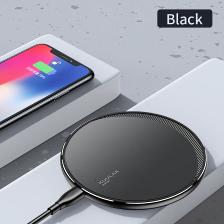 Беспроводная быстрая зарядка KUULAA 10 Вт для Apple iPhone X XS MAX Xiaomi Samsung Huawei LG, Черный
Беспроводная быстрая зарядка KUULAA 10 Вт для Apple iPhone X XS MAX Xiaomi Samsung Huawei LG, Черный