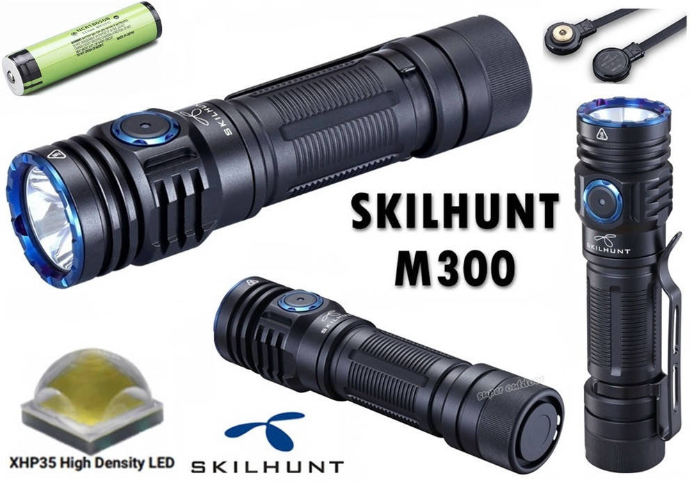 Дальнобойный фонарь SKILHUNT M300 + ПОДАРОК (2000LM, CREE XHP35 HD, 219м, IPX8, Магнит, Магнитная зарядка)
Дальнобойный фонарь SKILHUNT M300 + ПОДАРОК (2000LM, CREE XHP35 HD, 219м, IPX8, Магнит, Магнитная зарядка)