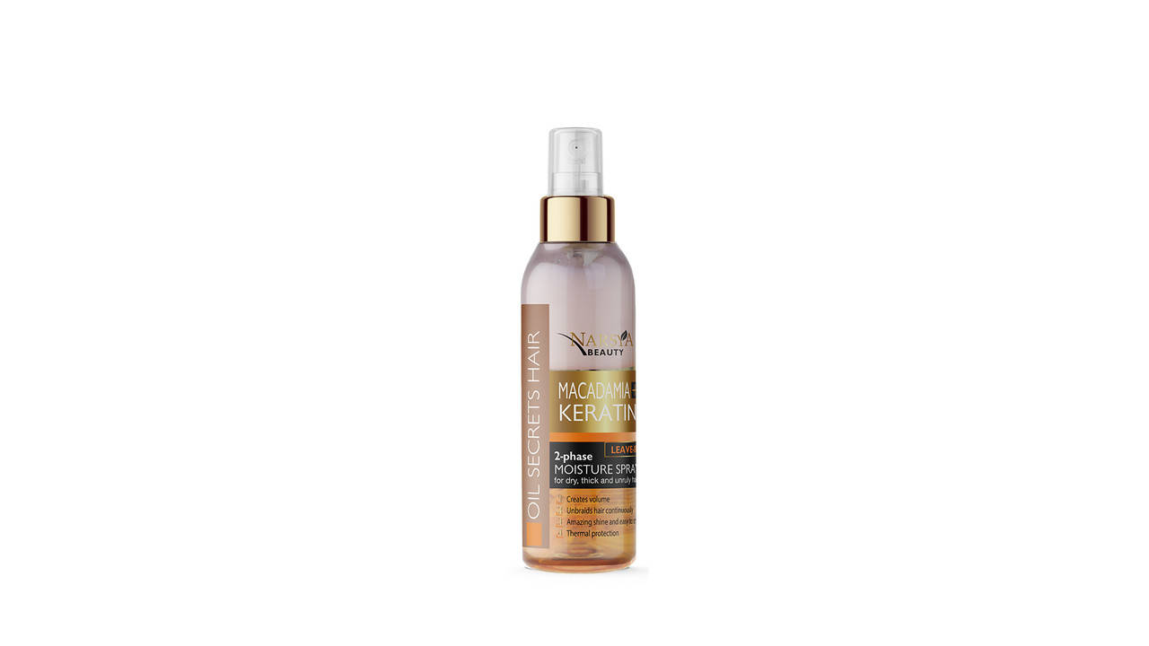 Двухфазный спрей с макадамией и кератином без смывки Macadamia & Keratin от Arsy Cosmetics 150 мл
Двухфазный спрей с макадамией и кератином без смывки Macadamia & Keratin от Arsy Cosmetics 150 мл