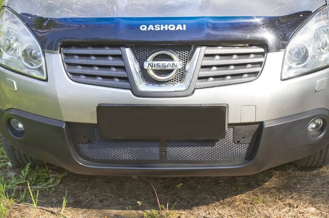 Защитная сетка решетки переднего бампера Nissan Qashqai 2006-2010 г.в. Нисан Кашкай, Черный
Защитная сетка решетки переднего бампера Nissan Qashqai 2006-2010 г.в. Нисан Кашкай, Черный