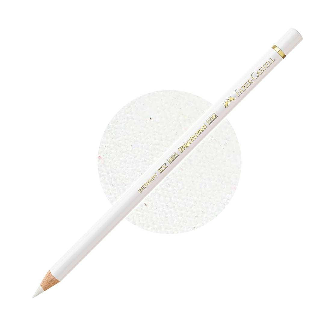 Карандаш художественный цветной Faber-Castell POLYCHROMOS цвет белый №101 (White), 110101
Карандаш художественный цветной Faber-Castell POLYCHROMOS цвет белый №101 (White), 110101