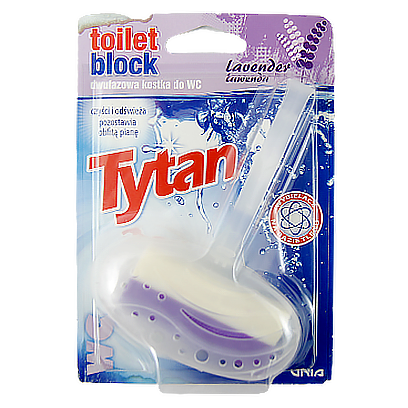 Підвіска для унітазу двофазна Титан лаванда Tytan toilet block lavender 40g 24шт/ящ (Код : 00-00011011)
Підвіска для унітазу двофазна Титан лаванда Tytan toilet block lavender 40g 24шт/ящ (Код : 00-00011011)