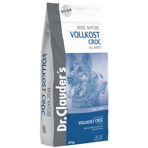 Сухой корм для активных взрослых собак всех пород Dr.Clauder s Basic Nature Vollkost Croc 20 кг.
Сухой корм для активных взрослых собак всех пород Dr.Clauder s Basic Nature Vollkost Croc 20 кг.