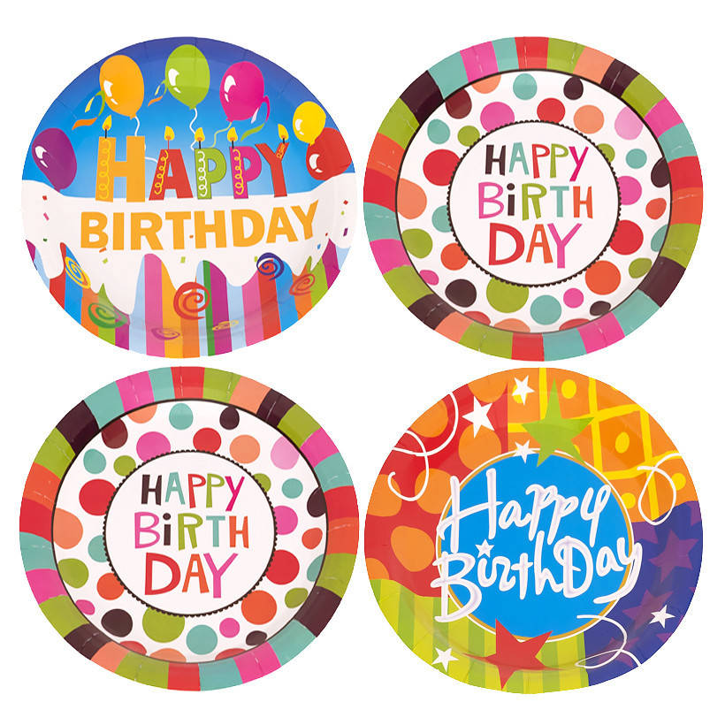 Тарелка 23 см «С днем рождения» 10 штук
Тарелка 23 см «С днем рождения» 10 штук