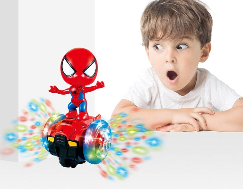 Интерактивная игрушка Спайдермен Детская машинка-гироскутер Spider Man подсветка музыка SPG
Интерактивная игрушка Спайдермен Детская машинка-гироскутер Spider Man подсветка музыка SPG