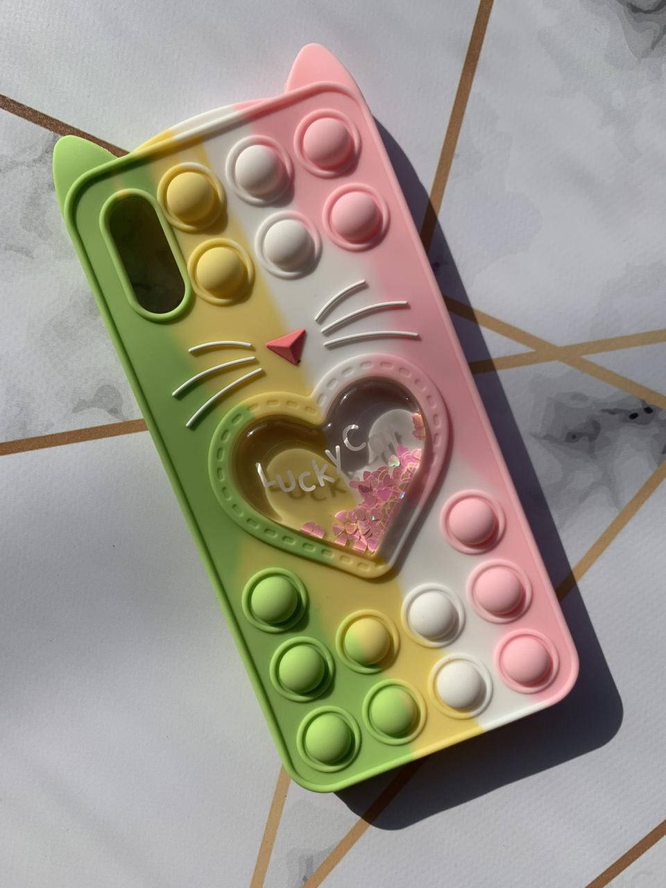 Чехол Попит Антистресс Поп-Ит Pop It для Xiaomi Redmi 9А Поп ит Котик с сердечком салатово-розовый, Разные цвета
Чехол Попит Антистресс Поп-Ит Pop It для Xiaomi Redmi 9А Поп ит Котик с сердечком салатово-розовый, Разные цвета