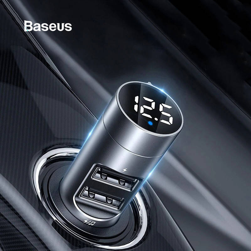 FM-трансмиттер BASEUS 2хUSB 3.1A 15W Energy Column Car Wireless MP3 Charger (темно-серый)
FM-трансмиттер BASEUS 2хUSB 3.1A 15W Energy Column Car Wireless MP3 Charger (темно-серый)