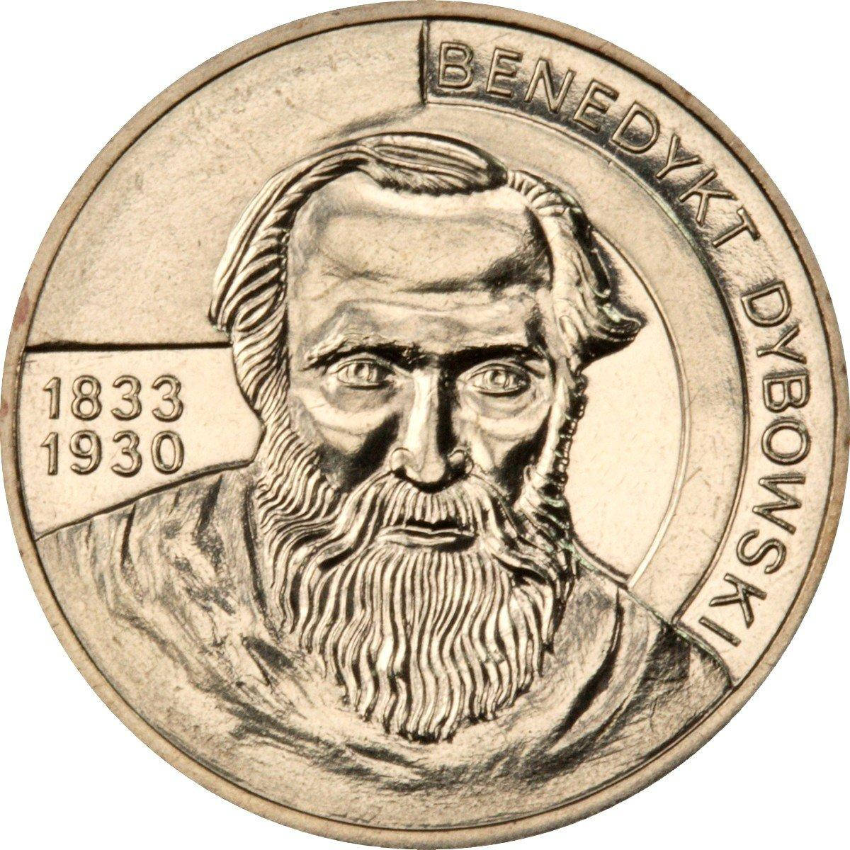 Польща 2 злотих, 2010 Польські мандрівники та дослідники - Бенедикт Дибовський (1833-1930)
Польща 2 злотих, 2010 Польські мандрівники та дослідники - Бенедикт Дибовський (1833-1930)