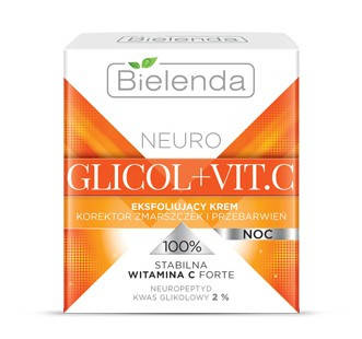 Ночной крем-эксфолиант для лица Bielenda Neuro Glicol + Vit.C Exfoliating Face Cream Night
Ночной крем-эксфолиант для лица Bielenda Neuro Glicol + Vit.C Exfoliating Face Cream Night