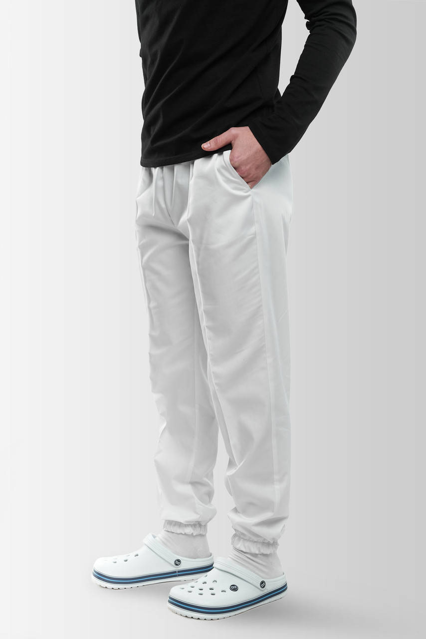 Брюки рабочие универсальные Jogger B1 Белые M-L, Белый 
Брюки рабочие универсальные Jogger B1 Белые M-L, Белый