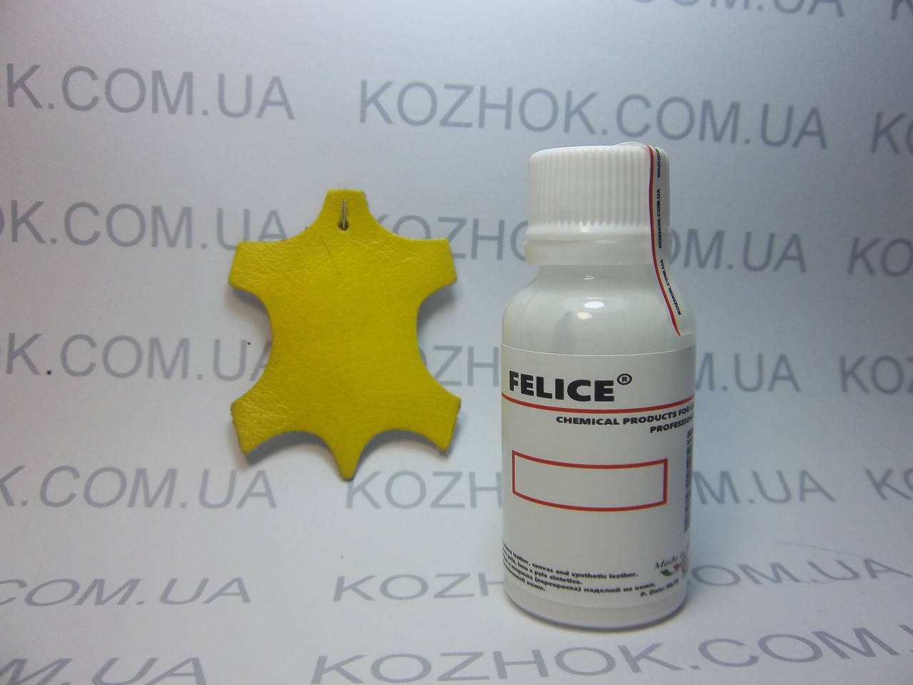 Краска для кожи Felice цв.Желтый (25 мл)Для обуви,гладкой кожи, кожгалантереи, кожаной мебели, кожаного салона
Краска для кожи Felice цв.Желтый (25 мл)Для обуви,гладкой кожи, кожгалантереи, кожаной мебели, кожаного салона