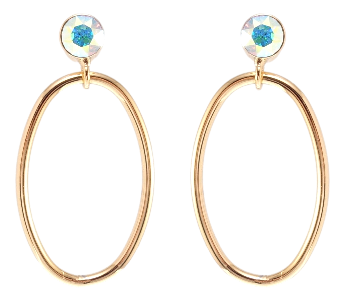 Серьги Xuping Позолота 18K с кр-ми Swarovski гвоздики (пусеты) "Овальные подвески с кристаллами АВ"
Серьги Xuping Позолота 18K с кр-ми Swarovski гвоздики (пусеты) "Овальные подвески с кристаллами АВ"