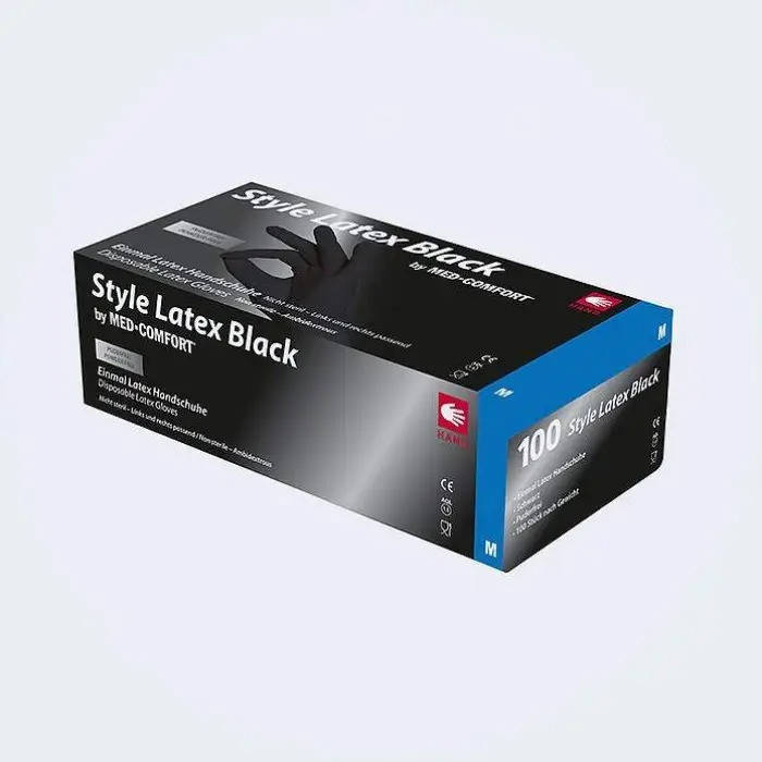 Перчатки латексные смотровые AMPri Latex Style BLACK, неопудренные, (6-7), чорные 100 шт, Черный
Перчатки латексные смотровые AMPri Latex Style BLACK, неопудренные, (6-7), чорные 100 шт, Черный