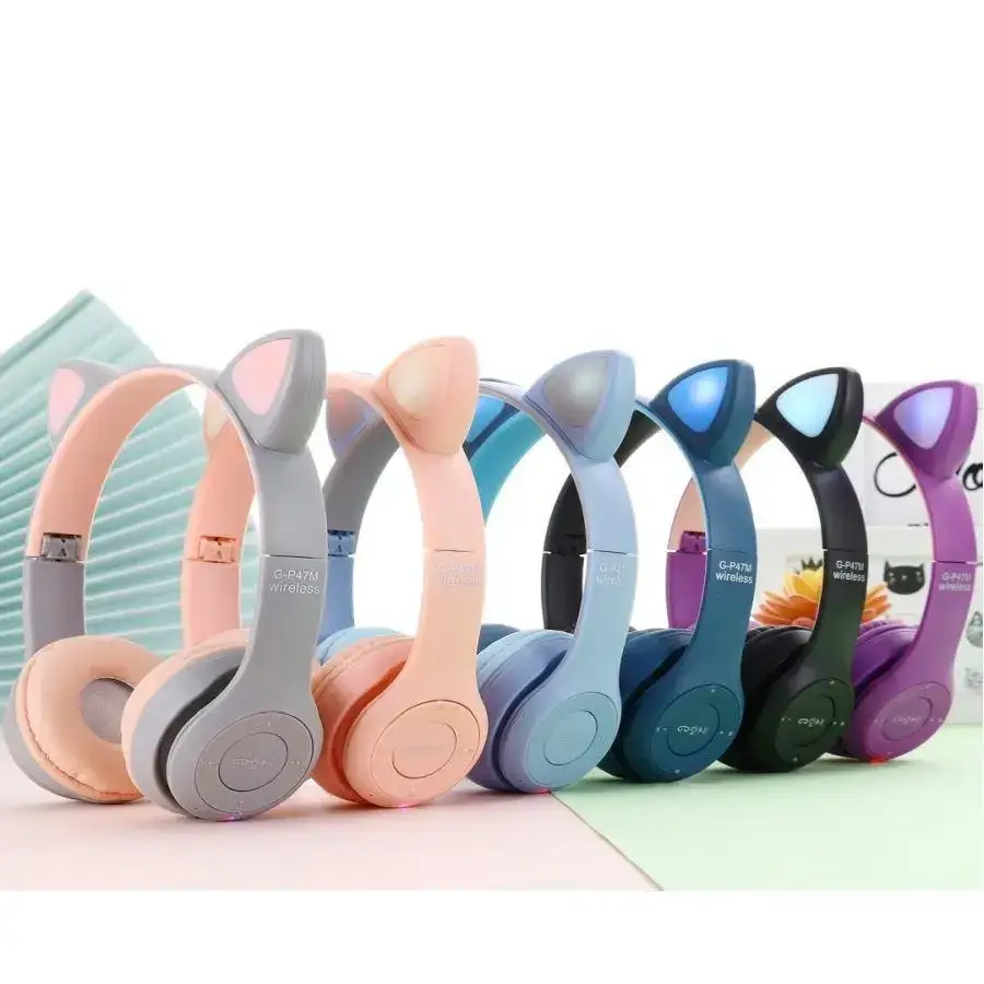 Бездротові дитячі Bluetooth навушники з котячими вушками котика Cat Headset M23 з RGB підсвіткою
Бездротові дитячі Bluetooth навушники з котячими вушками котика Cat Headset M23 з RGB підсвіткою