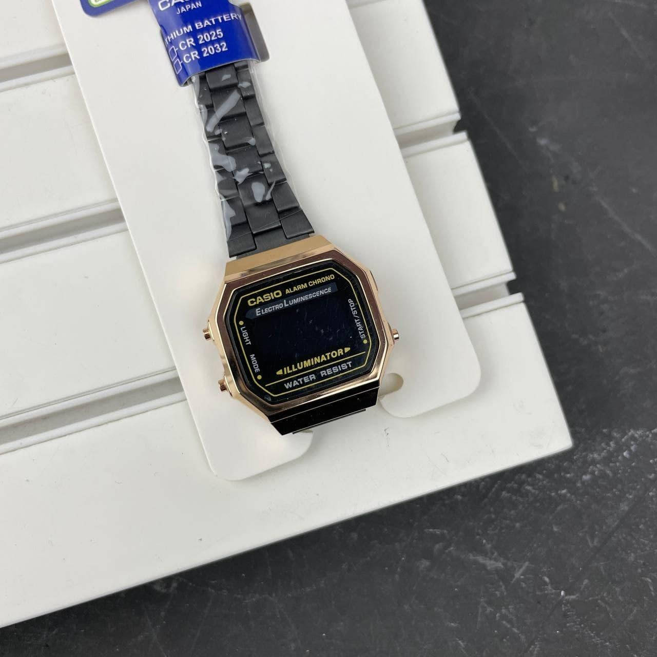 Электронные часы Casio 168M Black-Cuprum
Электронные часы Casio 168M Black-Cuprum