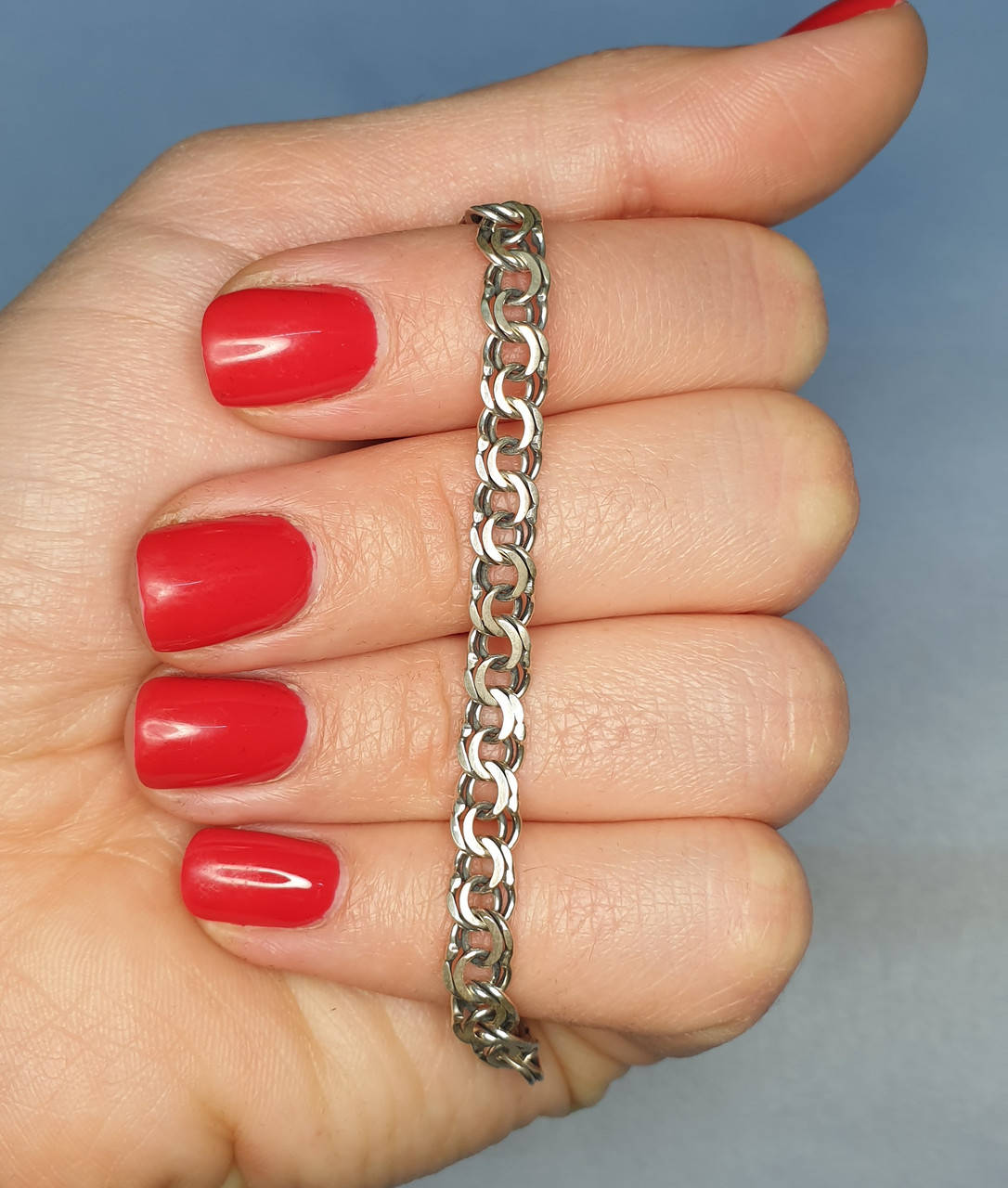 Браслет серебряный "Бисмарк плоский" 6,6 г
Браслет серебряный "Бисмарк плоский" 6,6 г