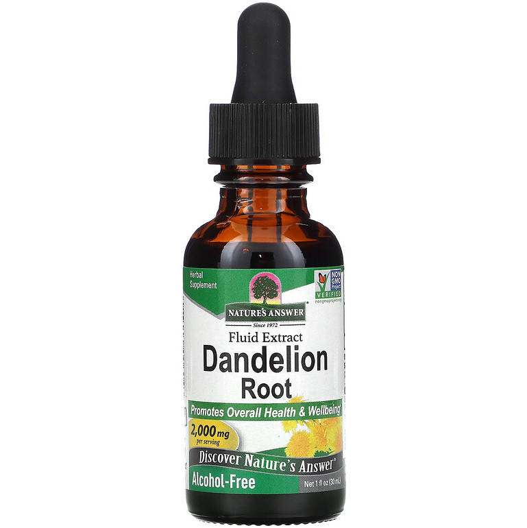 Корень одуванчика Nature's Answer "Dandelion Root" экстракт без спирта, 2000 мг (30 мл)
Корень одуванчика Nature's Answer "Dandelion Root" экстракт без спирта, 2000 мг (30 мл)