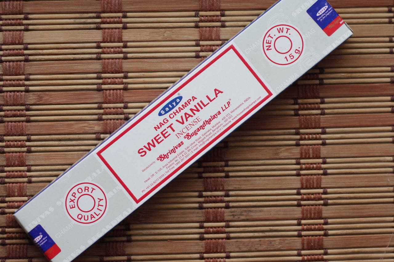 Благовония сладкая ваниль Satya Vanila 15гр Индия 
Благовония сладкая ваниль Satya Vanila 15гр Индия