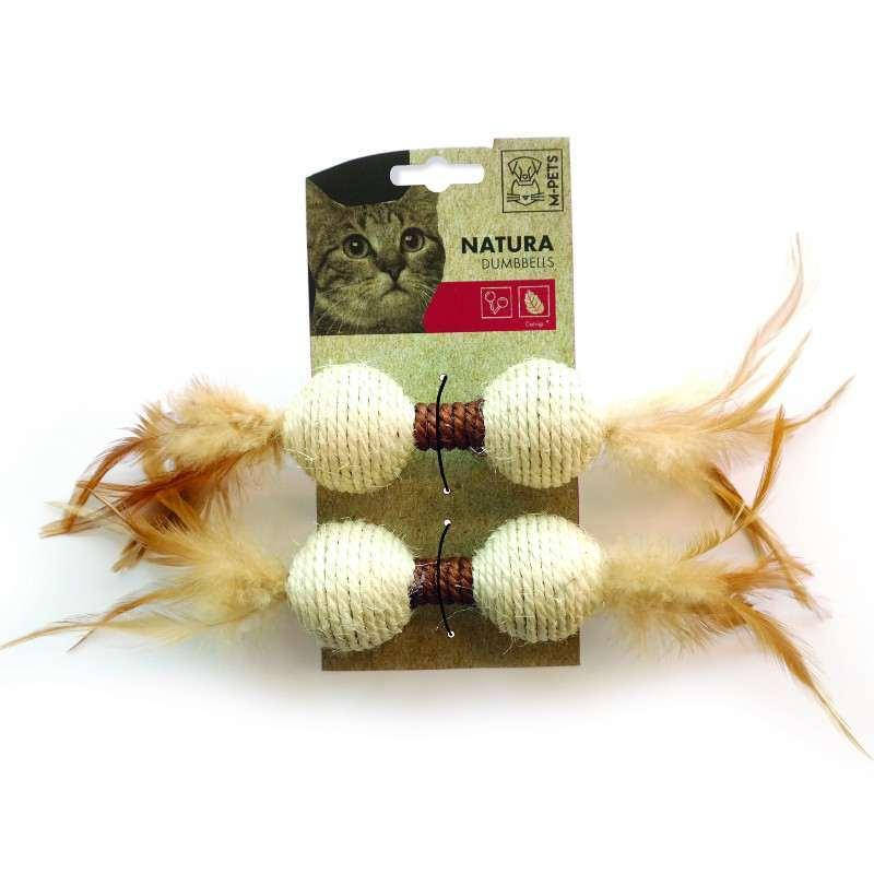 M-Pets Natura Dumbbell Комплект - Набор игрушек из сизаля с кошачьей мятой для котов
M-Pets Natura Dumbbell Комплект - Набор игрушек из сизаля с кошачьей мятой для котов