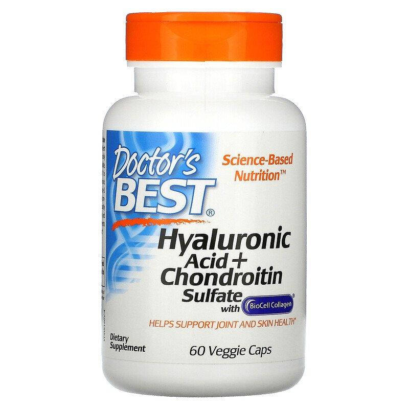 Гиалуроновая кислота + сульфат хондроитина с коллагеном BioCell, Doctor's Best, 60 капсул
Гиалуроновая кислота + сульфат хондроитина с коллагеном BioCell, Doctor's Best, 60 капсул