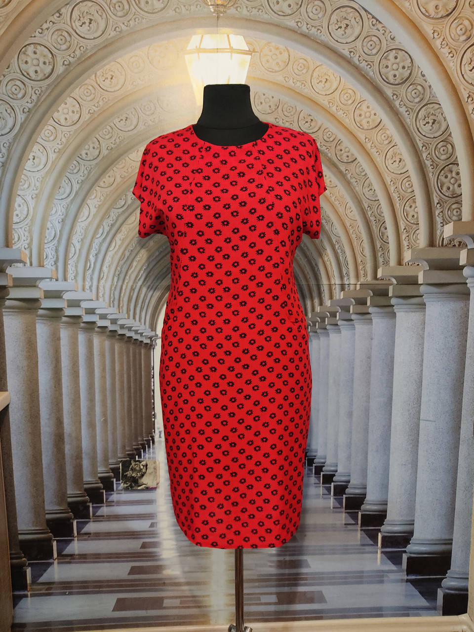 Летнее платье из штапеля (54 р)
Летнее платье из штапеля (54 р)