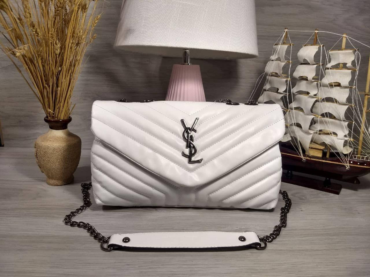 Сумка стеганая белая женская Yves Saint Laurent Сумочка Ив Сен Лоран Клатч YSL Кросс-боди, Белый
Сумка стеганая белая женская Yves Saint Laurent Сумочка Ив Сен Лоран Клатч YSL Кросс-боди, Белый