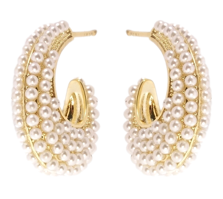 Серьги Xuping JEAN GOUJON Позолота 14K игла серебро 925 гвоздики (пусеты) "Жемчужные дуги"
Серьги Xuping JEAN GOUJON Позолота 14K игла серебро 925 гвоздики (пусеты) "Жемчужные дуги"
