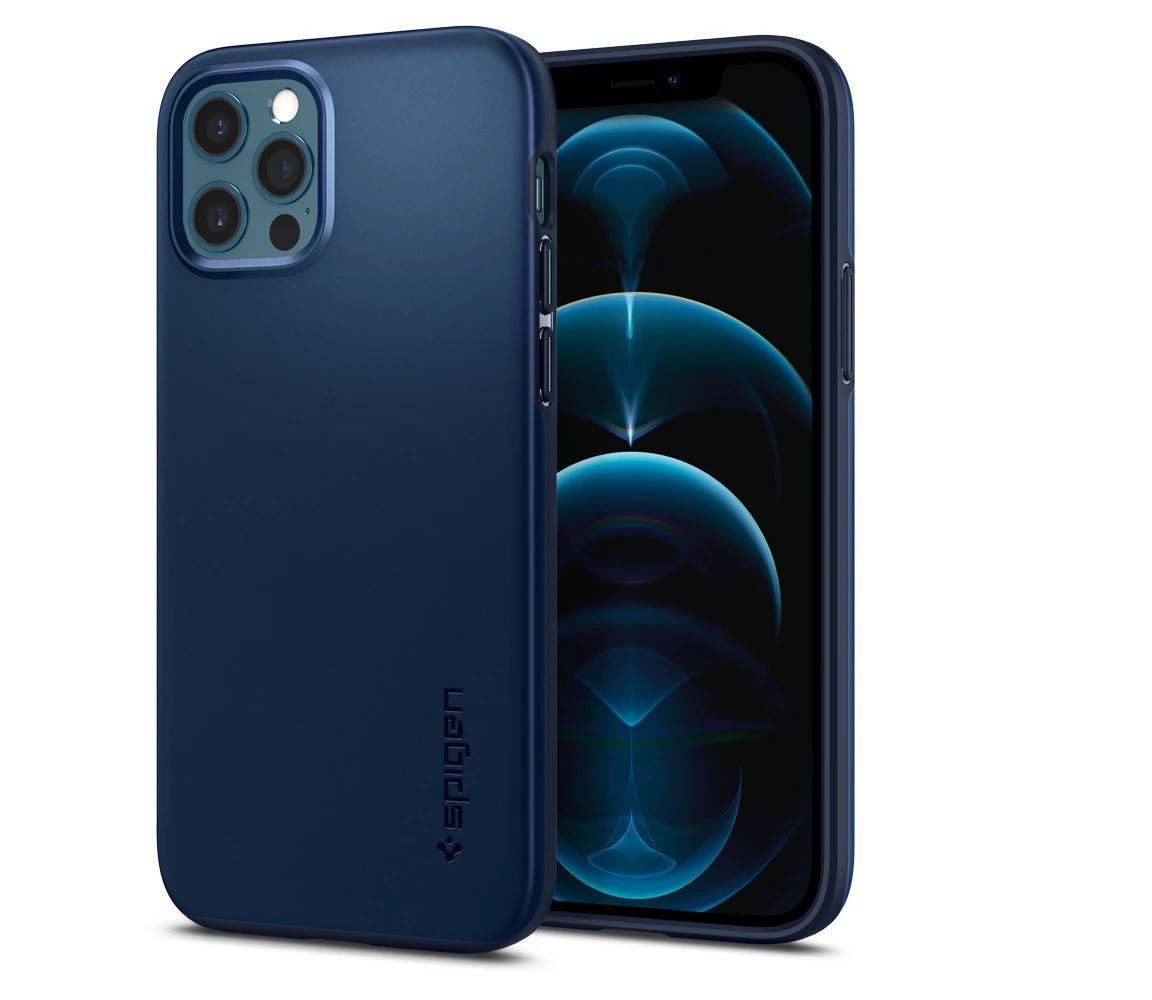 Чехол Spigen Thin Fit для iPhone 12 / 12 Pro Navy Blue (ACS02296), Синий
Чехол Spigen Thin Fit для iPhone 12 / 12 Pro Navy Blue (ACS02296), Синий