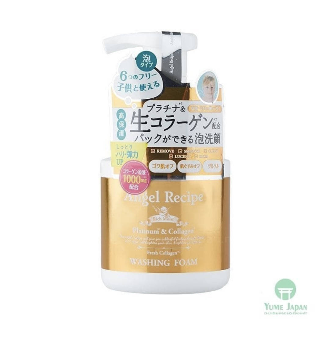 Angel Recipe Rich Moist Platinum & Collagen японская пенка с тройным коллагеном и платиной
Angel Recipe Rich Moist Platinum & Collagen японская пенка с тройным коллагеном и платиной