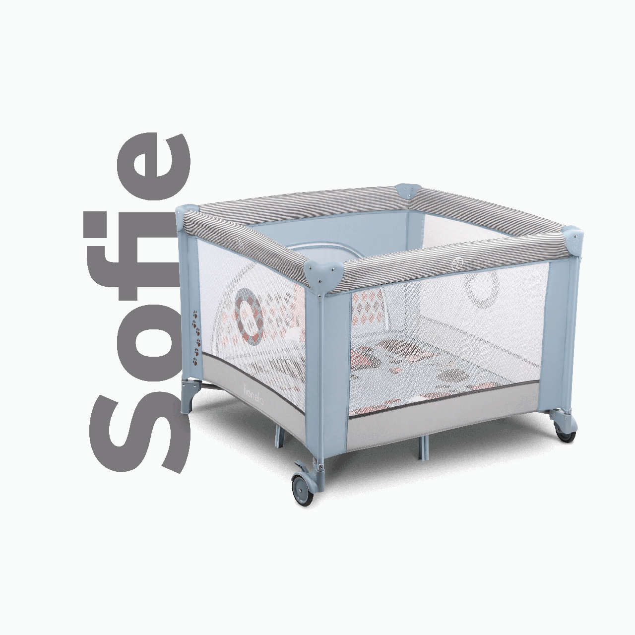 Детский игровой Манеж Lionelo SOFIE BLUE SKY с колесами Манеж игровой для детей, Голубой
Детский игровой Манеж Lionelo SOFIE BLUE SKY с колесами Манеж игровой для детей, Голубой
