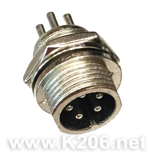 GX12-5M (MIC335-MINI) M12 круглый 5-ти контактный разъем на панель "папа"; 5A; 125V; IP55
GX12-5M (MIC335-MINI) M12 круглый 5-ти контактный разъем на панель "папа"; 5A; 125V; IP55