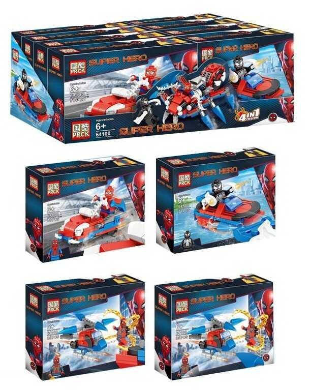 Конструктор "Супергерои на транспорте" (упаковка)
Конструктор "Супергерои на транспорте" (упаковка)