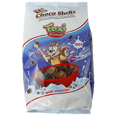 Сухий сніданок Фоксі шоколадні пластівці Foxi choco shells 500g 14шт/ящ (Код : 00-00011922)
Сухий сніданок Фоксі шоколадні пластівці Foxi choco shells 500g 14шт/ящ (Код : 00-00011922)