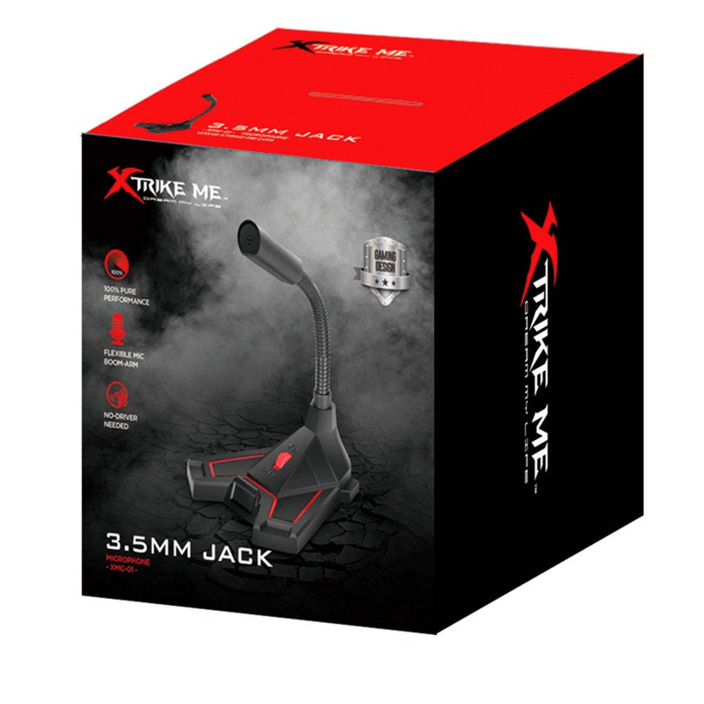 Микрофон для компьютера ноутбука игровой микрофон для игр XTRIKE ME Gaming Microphone
Микрофон для компьютера ноутбука игровой микрофон для игр XTRIKE ME Gaming Microphone