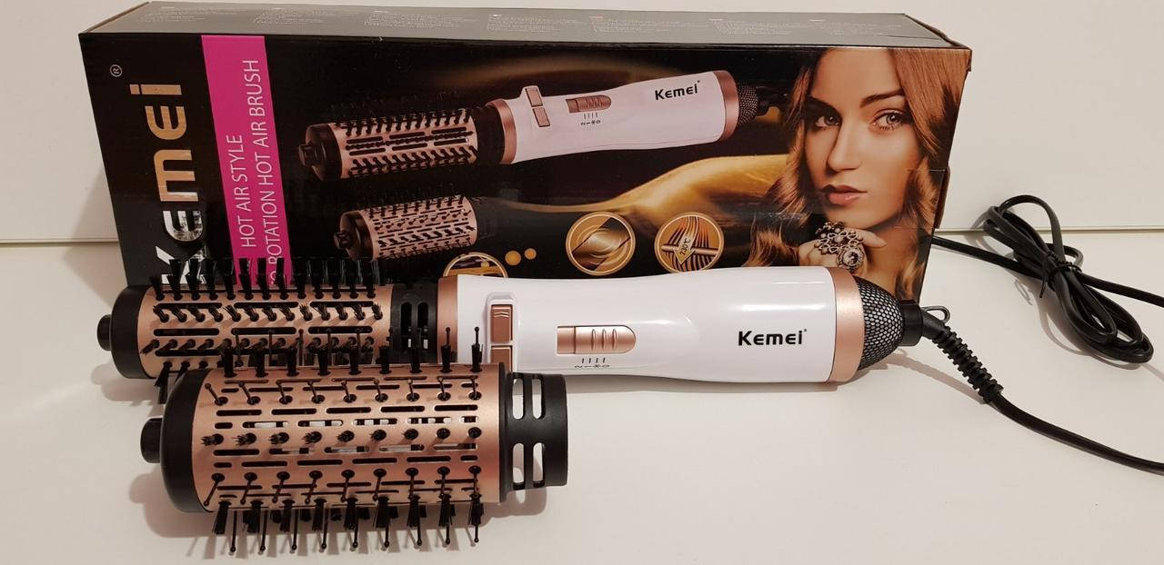 Вращающаяся воздушная щетка фен расчестка KEMEI KM-8020 2 В 1 - плойка для волос мультистайлер FS
Вращающаяся воздушная щетка фен расчестка KEMEI KM-8020 2 В 1 - плойка для волос мультистайлер FS